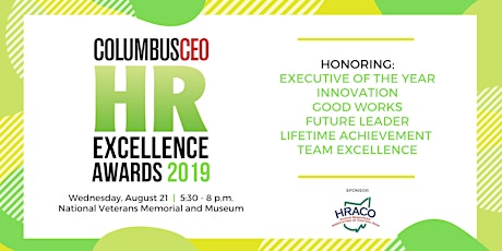 Columbus CEO's HR Excellence Awards 2019 primary image