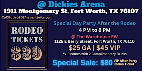 Special Day Party after the Cowboys of Color Rodeo 1/15/24 @ 4PM primary image