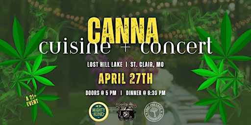 Image principale de Canna Cuisine + Concert at Lost Hill Lake