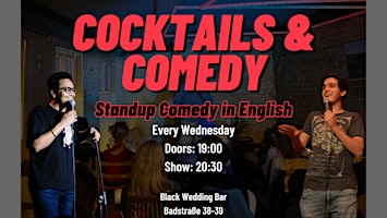 Imagem principal de Cocktails & Comedy English Standup Comedy