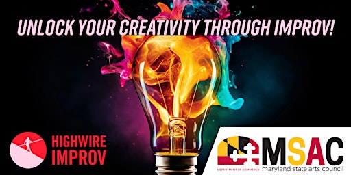Imagem principal do evento Unlock Your Creativity Through Improv!