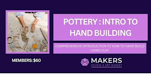 Image principale de Pottery: Introduction to Handbuilding