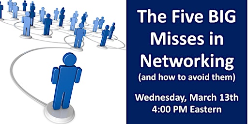 Immagine principale di The Five Big Misses In Networking (and how to avoid them) 