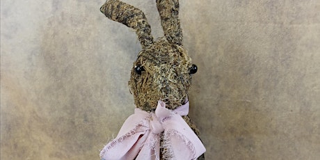 Spring bunny floral design for children and adults