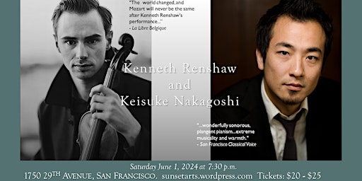 Hauptbild für Kenneth Renshaw and Keisuke Nakagoshi  in concert