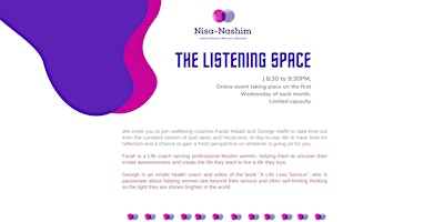 Nisa Nashim The Listening Space primary image