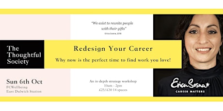 Redesign your Career - Why now is the perfect time to find work you love! primary image
