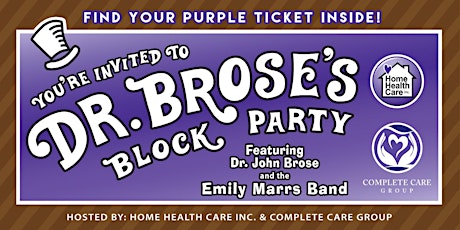 3rd Annual Dr. Brose's Block Party primary image