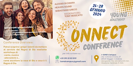 Immagine principale di CONNECT CONFERENCE - YOUNG ADULTHOOD 