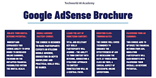 Image principale de Hot skill: Google AdSense Mastery Course