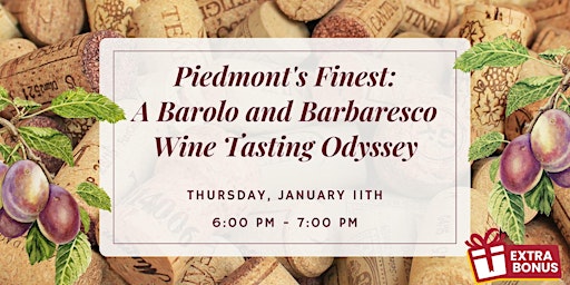 Piedmont's Finest: A Barolo and Barbaresco Wine Tasting Odyssey primary image