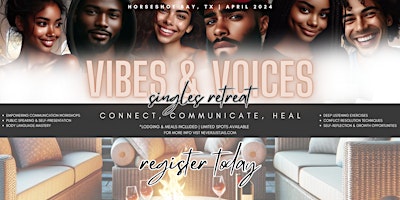 Imagem principal do evento Vibes & Voices Singles Healing Retreat