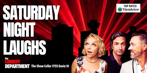 Imagem principal do evento Saturday Night Laughs @ 730pm - Part Stand Up, Part Improv - All Comedy!