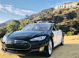 Immagine principale di Hollywood Celebrity Homes Tour in Private Tesla 