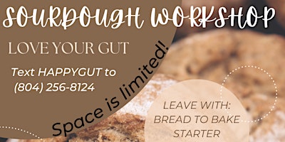 Imagem principal do evento Joy's Gut Health/Sourdough Workshop