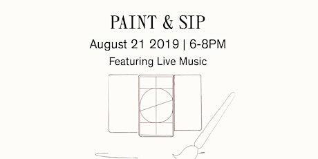 Paint And Sip with "Wine of a Kind"- August primary image