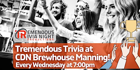 Wednesday Night Trivia at Canadian Brewhouse Manning!