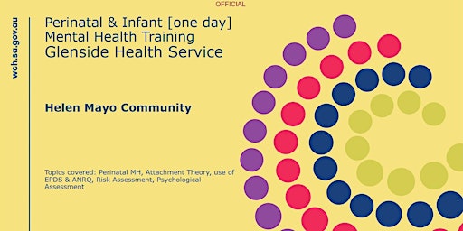 Immagine principale di One Day Perinatal and Infant Mental Health Training 