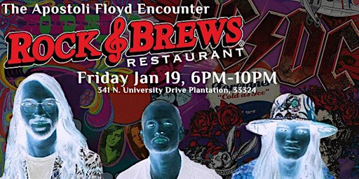 Imagem principal do evento Rock & Brews Plantation features The Apostle Floyd Encounter" Live