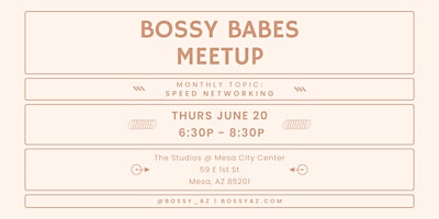 June Bossy Babes Meetup primary image