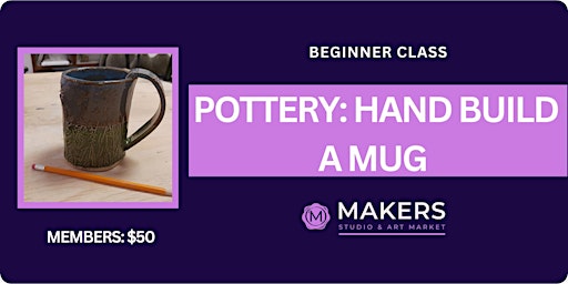 Imagem principal do evento Pottery: Hand Build a Mug