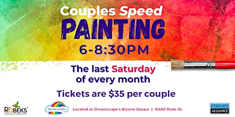 Couples  Speed Painting at the Bizarre Bazaar