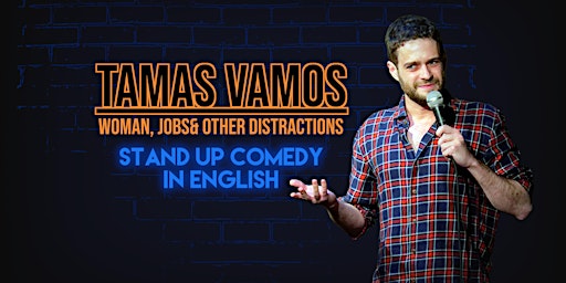 English Stand up Comedy Night with Tamas Vamos  primärbild