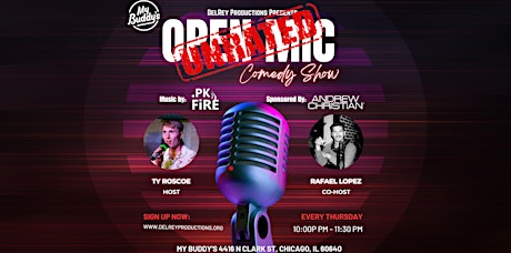 UNRATED Open Mic Comedy Show