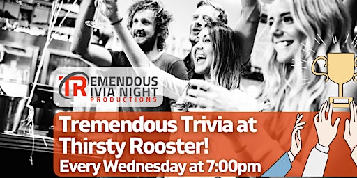 St. Albert Thirsty Rooster Wednesday Night Trivia! primary image