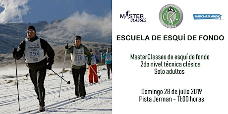 MasterClasses de esquí de fondo -  2do nivel técnica clásica - 28/7/2019
