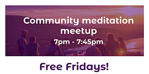 Community Meditation and Meetup: with prayers for world peace primary image