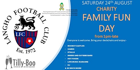 Charity Family Fun Day 24th August 2019 primary image
