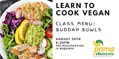 Live Cooking Class (Vegan Food) - Learn to make BUDDAH BOWLS primary image
