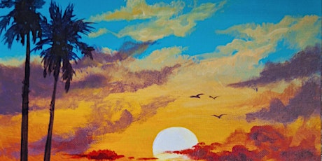Tropical Sunset Acrylic Painting with Marco Aguilar primary image