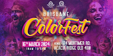 Image principale de Brisbane Colorfest 2024 - Festival of Colours