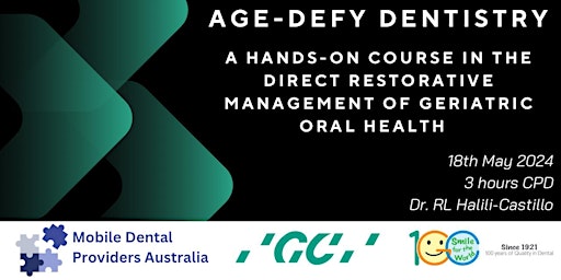 Imagem principal do evento Age-Defy Dentistry:  Direct restorative management of geriatric oral health
