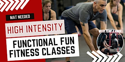 Primaire afbeelding van High Intensity Fun Fitness Classes for Adults of all ages