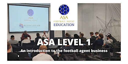 Hauptbild für ASA Football Agent Education - Level 1