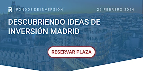 Imagem principal do evento Descubriendo ideas de inversión Madrid