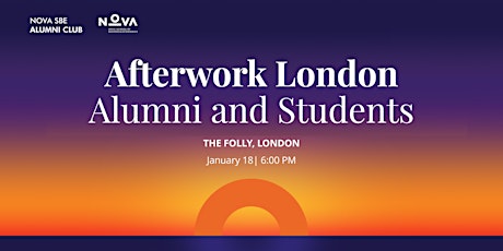 Nova SBE Afterwork Alumni and students | LONDON primary image