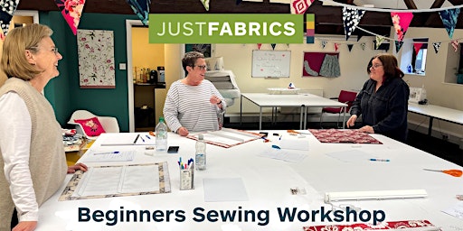Just Fabrics Beginners Sewing Workshop 7th April 2024 primary image