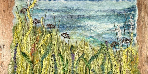 Immagine principale di Seascape Wet felting and Free Motion Machine Embroidery 