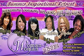 Woman2Woman Summer Inspirational Retreat primary image