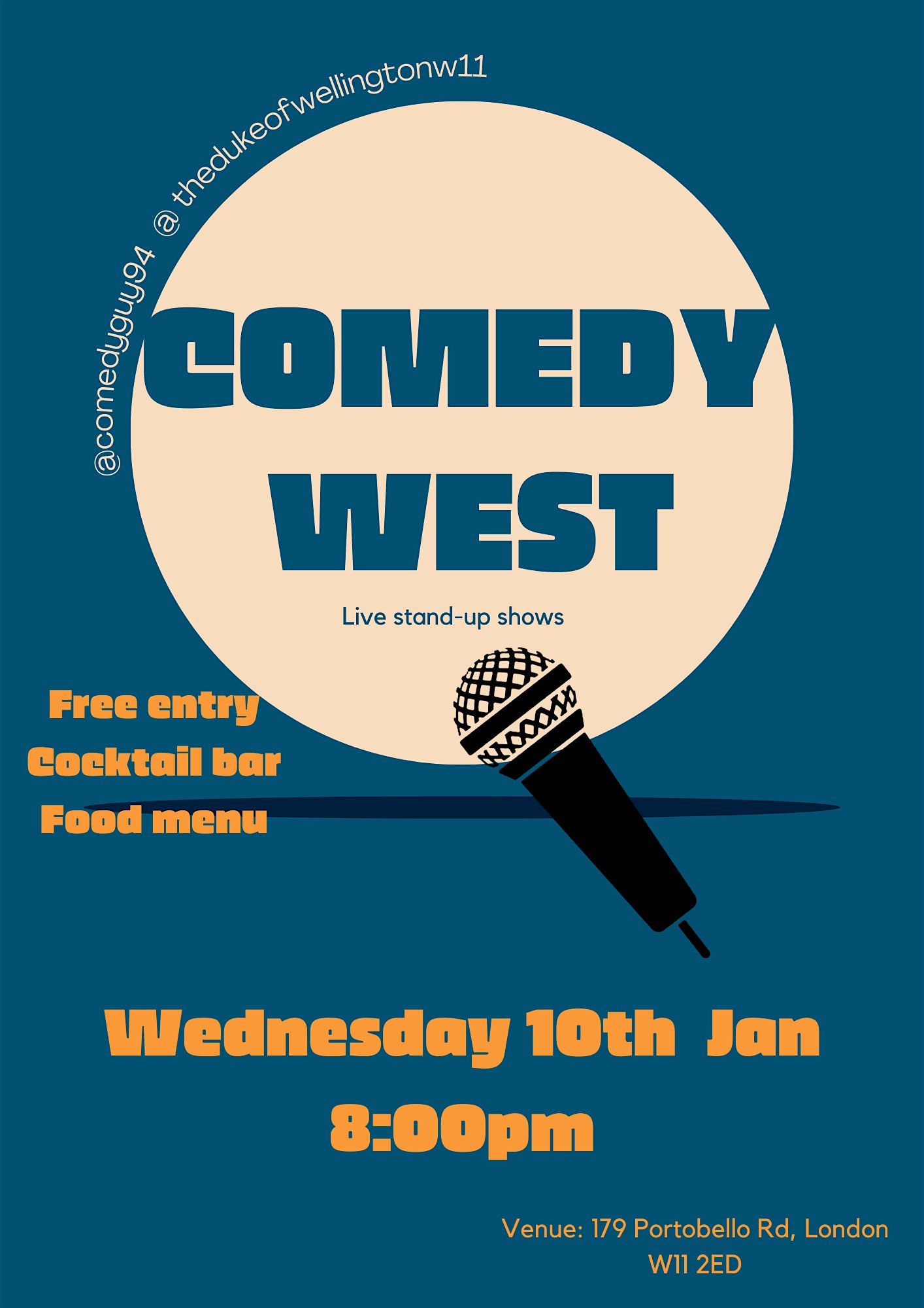 Free comedy night in Notting Hill!!