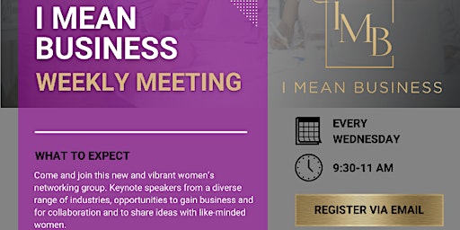 I Mean Business Women Workshop primary image