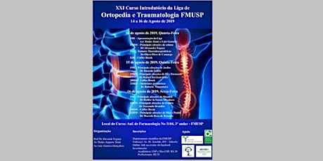 Imagem principal do evento XXI Curso Introdutório da Liga de Ortopedia e Traumatologia FMUSP