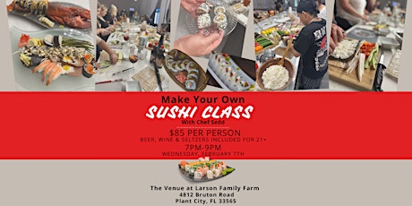 Make Your Own Sushi Class (Feb 7th) primary image