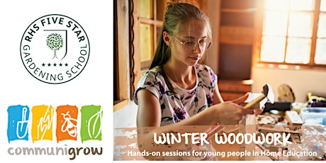 Primaire afbeelding van Communigrow Winter Woodwork Home Education Programme 3 - hands-on sessions