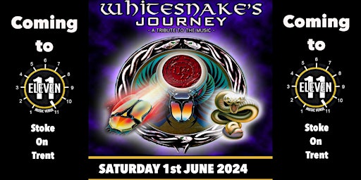 Immagine principale di Whitesnakes Journey live at Eleven Stoke 