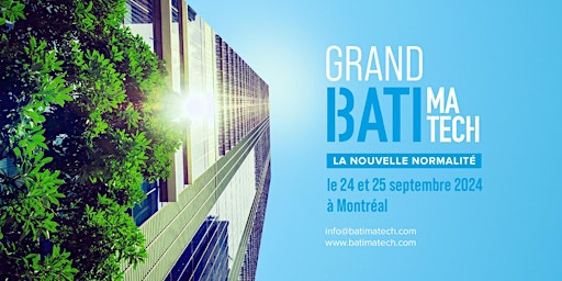 Imagem principal de 9ème Grand Batimatech 2024 | La nouvelle normalité